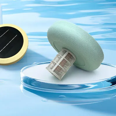 Solar Swimming Pool Floating Copper Ion Disinfection Generator